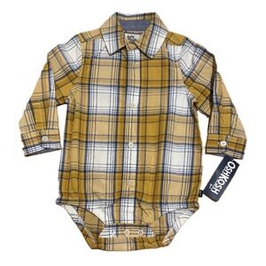 OshKosh Baby Boy Plaid Button Down Dress Shirt